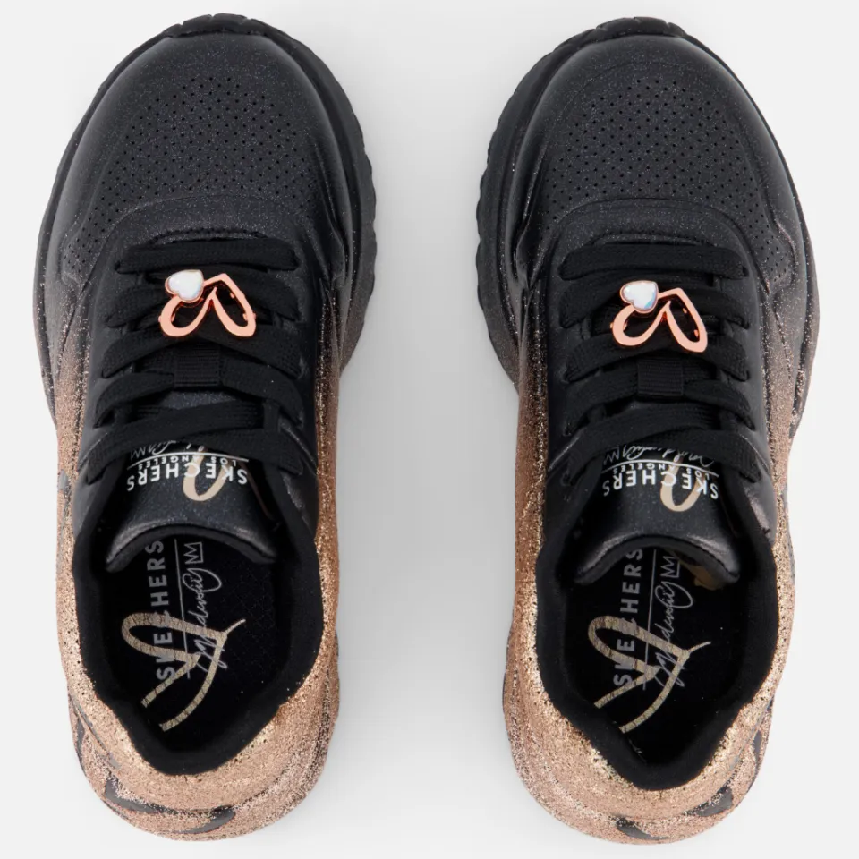 Skechers Uno Lite Heartdust Forever sneakers bruin, foto 4