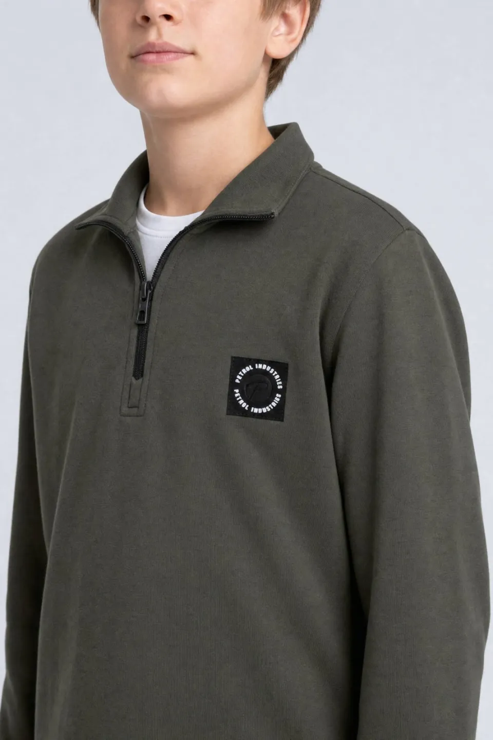 Petrol Industries sweater met print - groen, foto 6