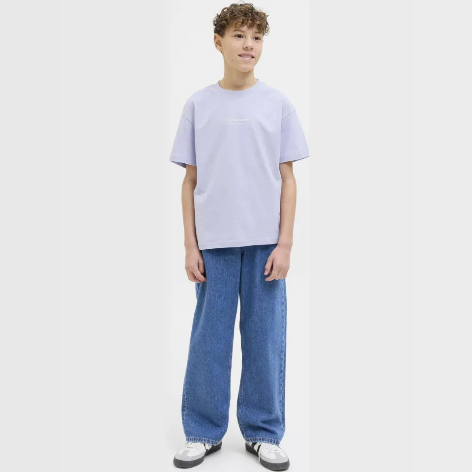 Jack & Jones Junior T-shirt lila Lichtblauw