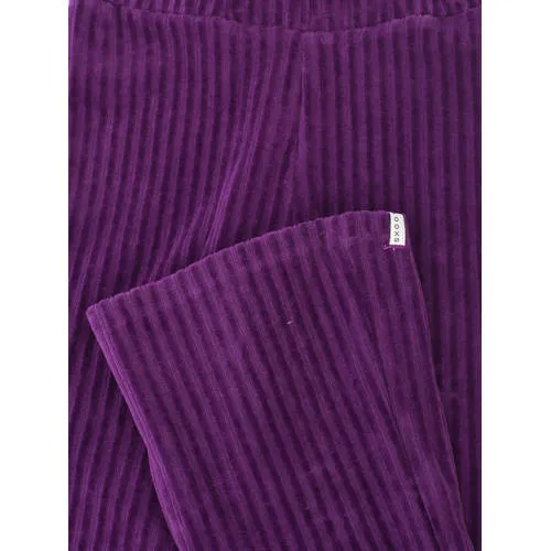 LOOXS little fluwelen flared broek paars, foto 5