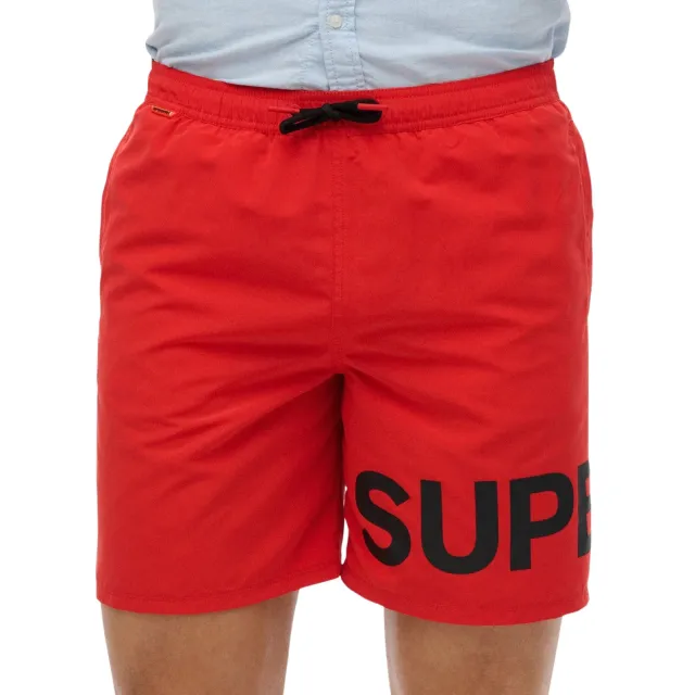 Superdry Graphic 17" Zwemshort Heren Rood