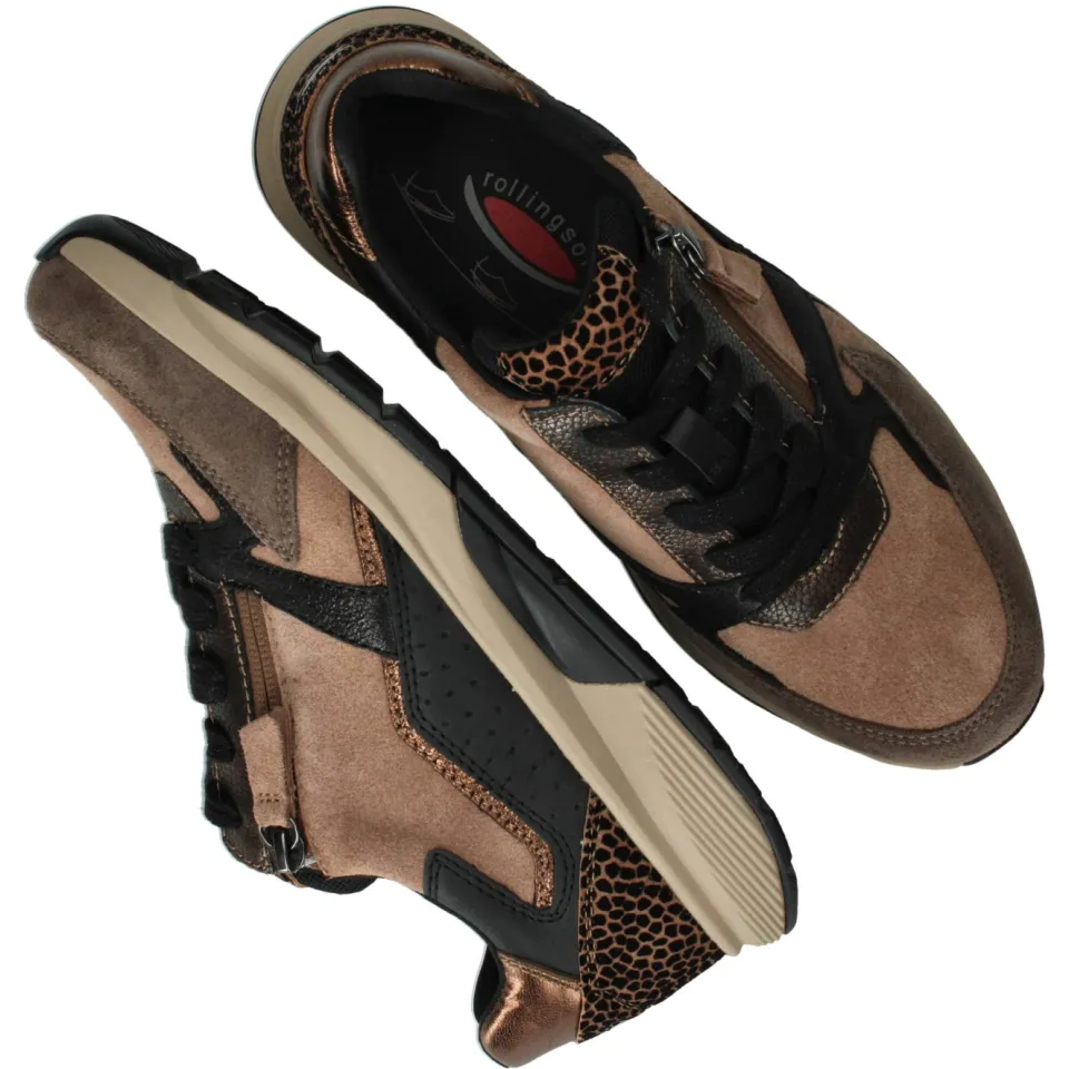 Gabor Rollingsoft sneakers cognac, foto 4