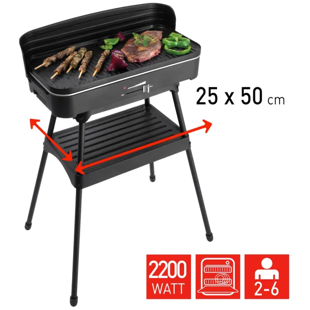 Fritel BBQ 2246 Barbecue Zwart