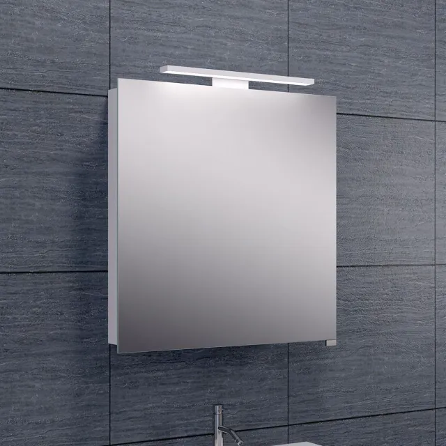 Wiesbaden spiegelkast met led verlichting aluminium