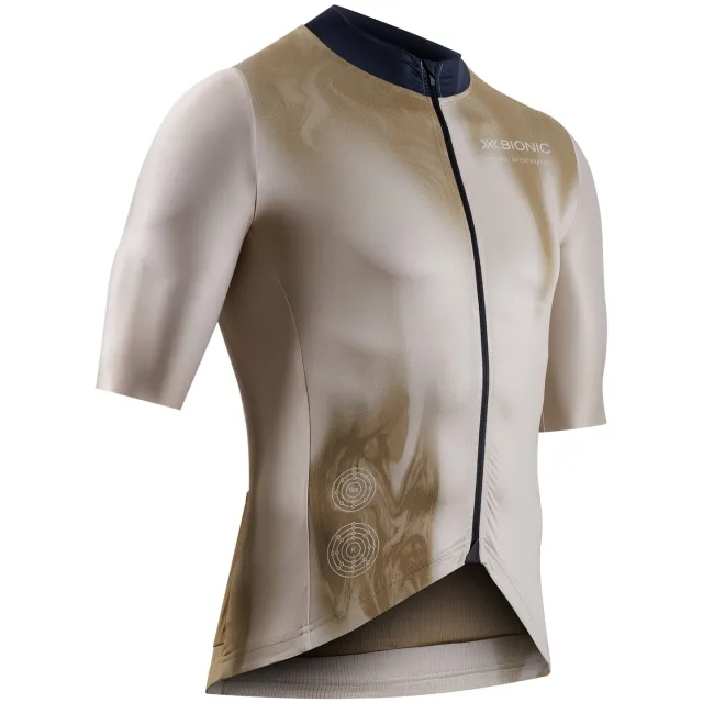 X-Bionic fietsshirt met korte mouwen Corefusion Ride beige, foto 2