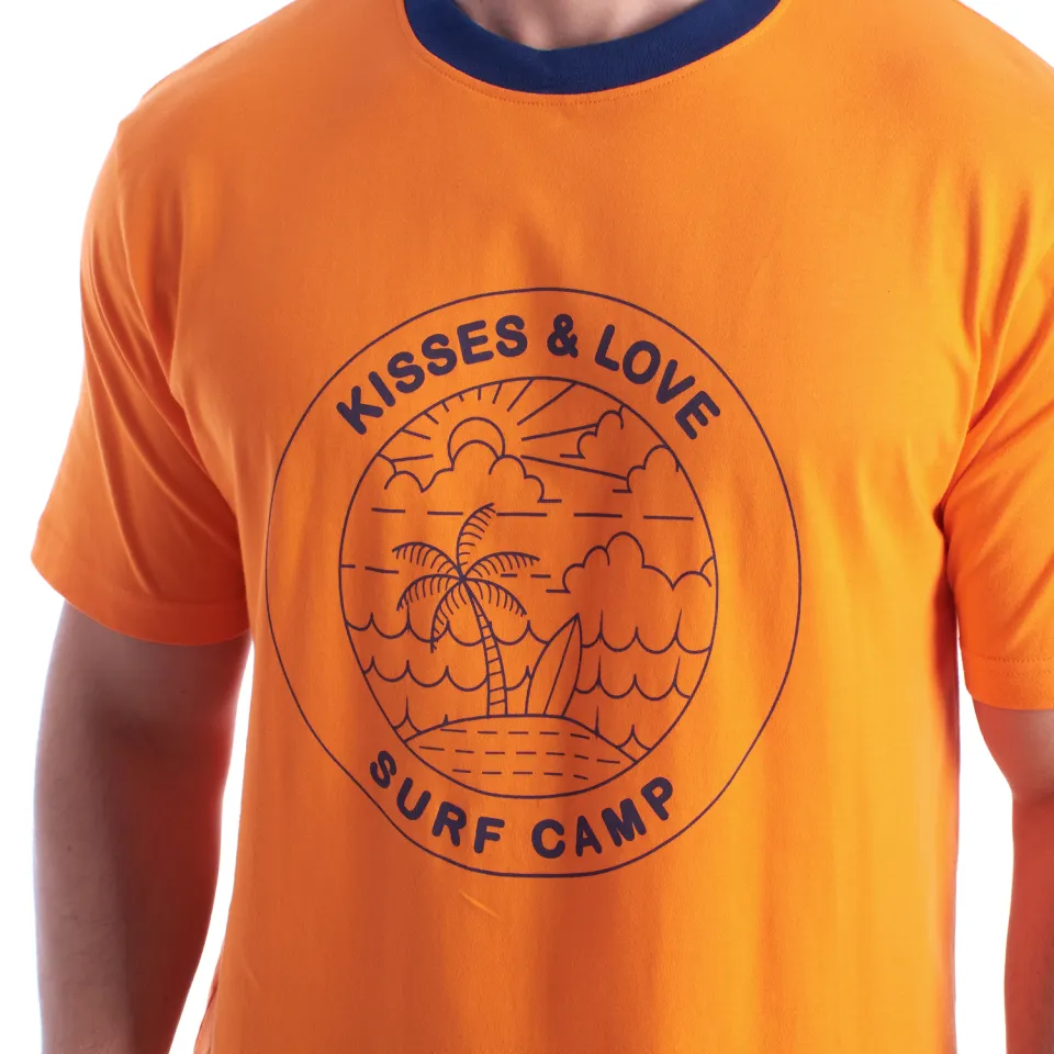 Kisses&Love KL30000 pyjamaset oranje, foto 3