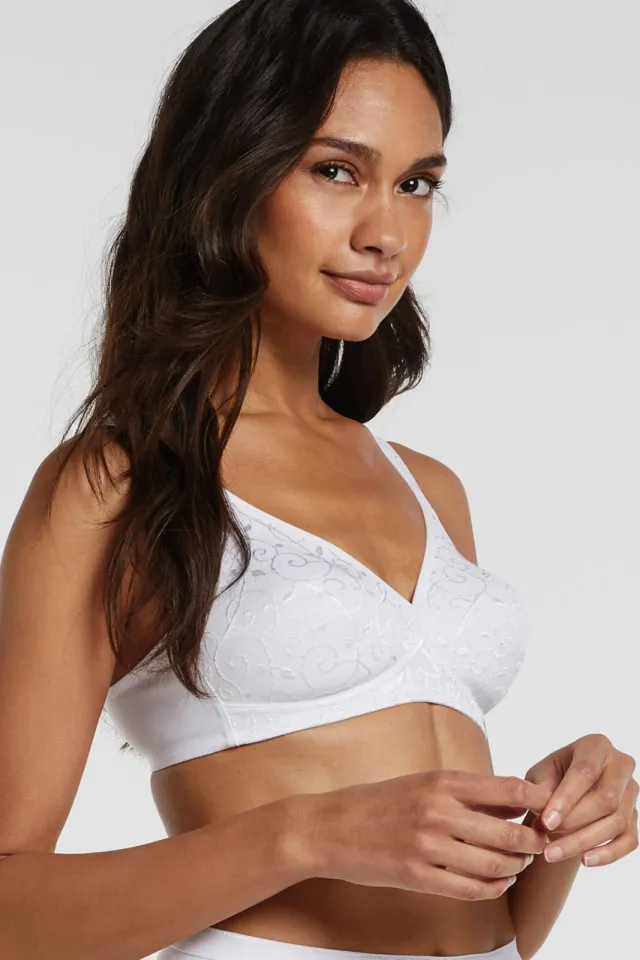 Triumph Elegant Cotton N bh zonder beugel wit