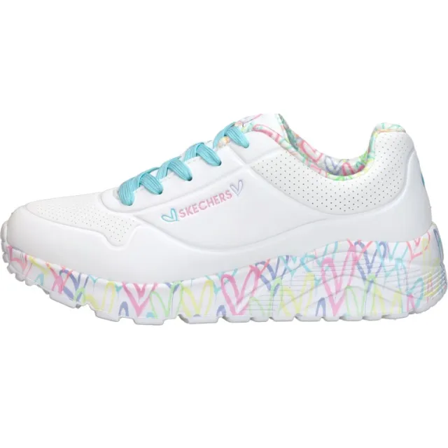 Skechers Uno Lite Lovely Lite lage sneakers wit, foto 2
