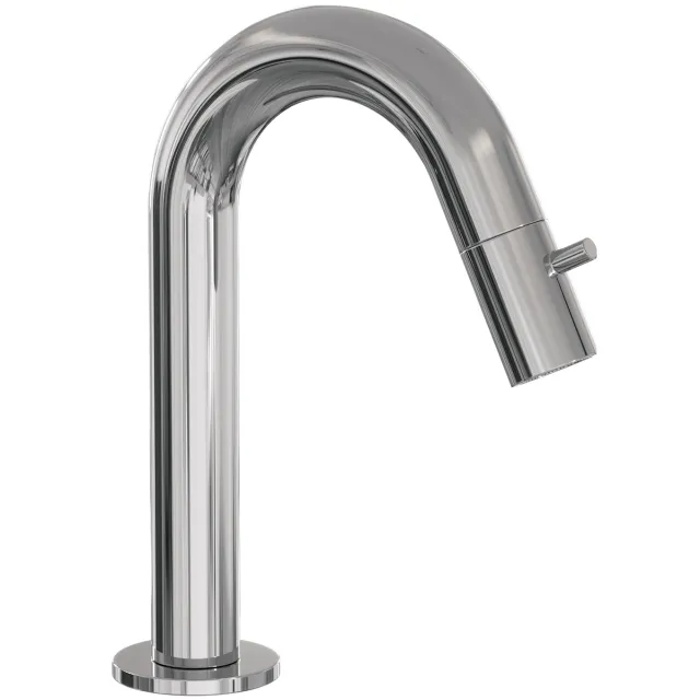 Opbouw Fonteinkraan Brauer Chrome Edition Met Gebogen Uitloop Chroom
