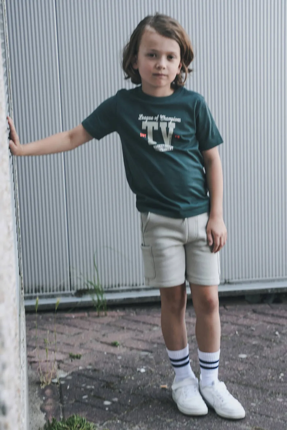 TYGO & vito jersey T-shirt donkergroen