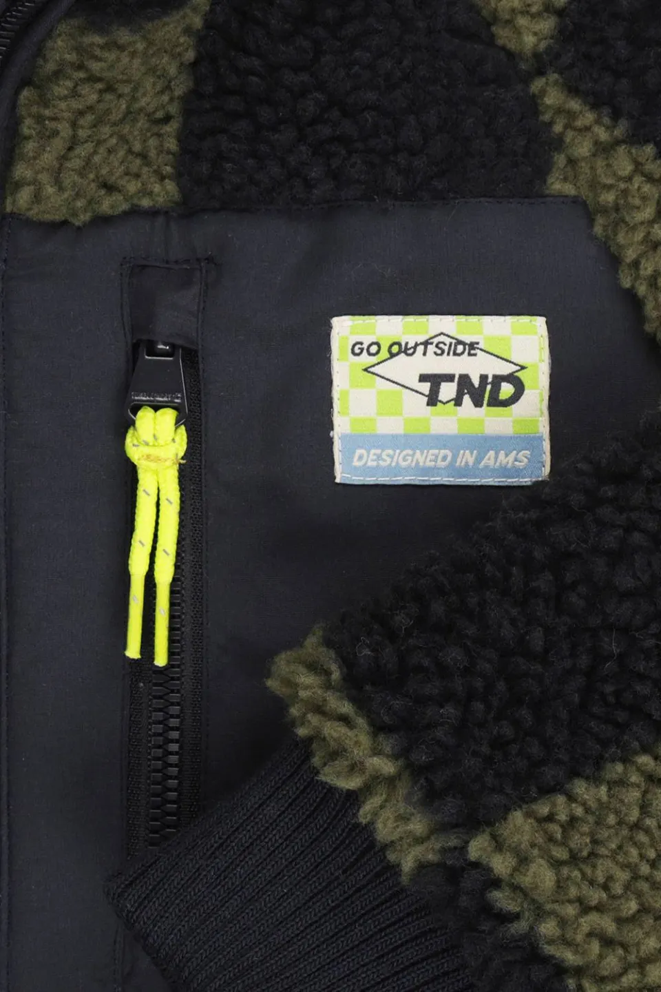 Tumble 'n Dry Cody teddy jas olijfgroen, foto 5