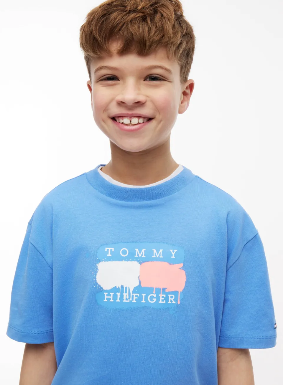 Tommy Hilfiger t-shirt met logo blauw, foto 4