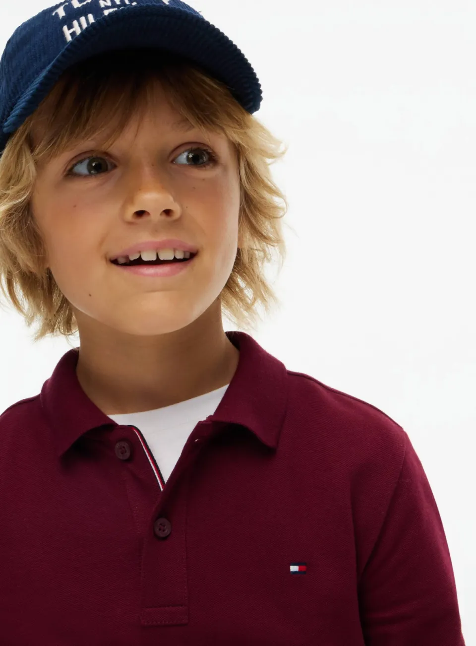 Tommy Hilfiger polo - donkerrood, foto 4