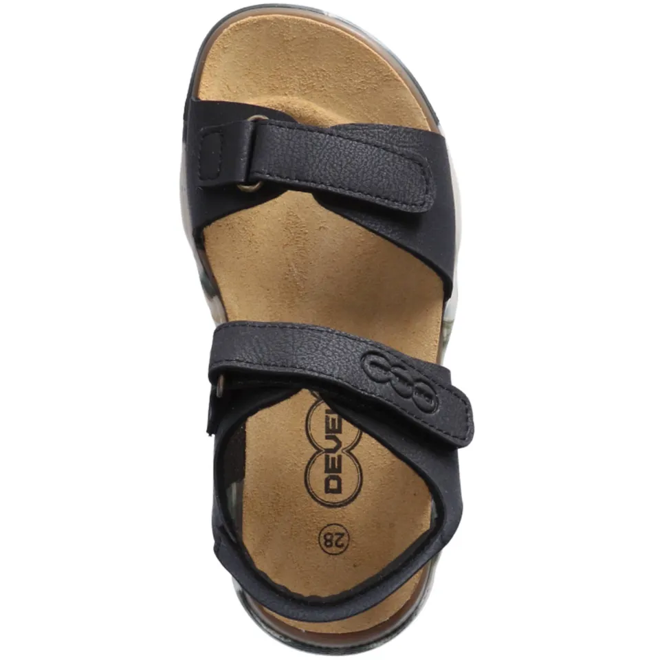 Develab leren sandalen zwart, foto 7