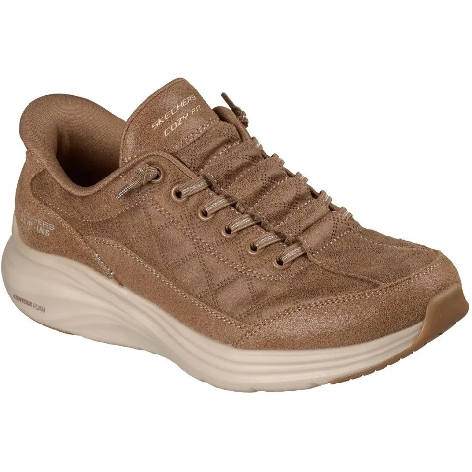 Skechers Slip-Ins Contour Foam sneaker bruin, foto 2