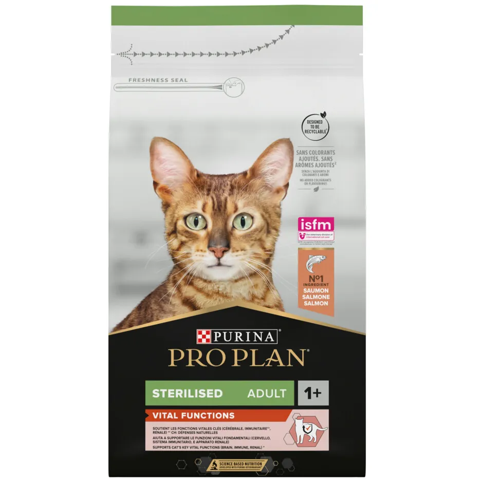 Pro Plan Sterilised Adult Vital Functions zalm kattenvoer, foto 5