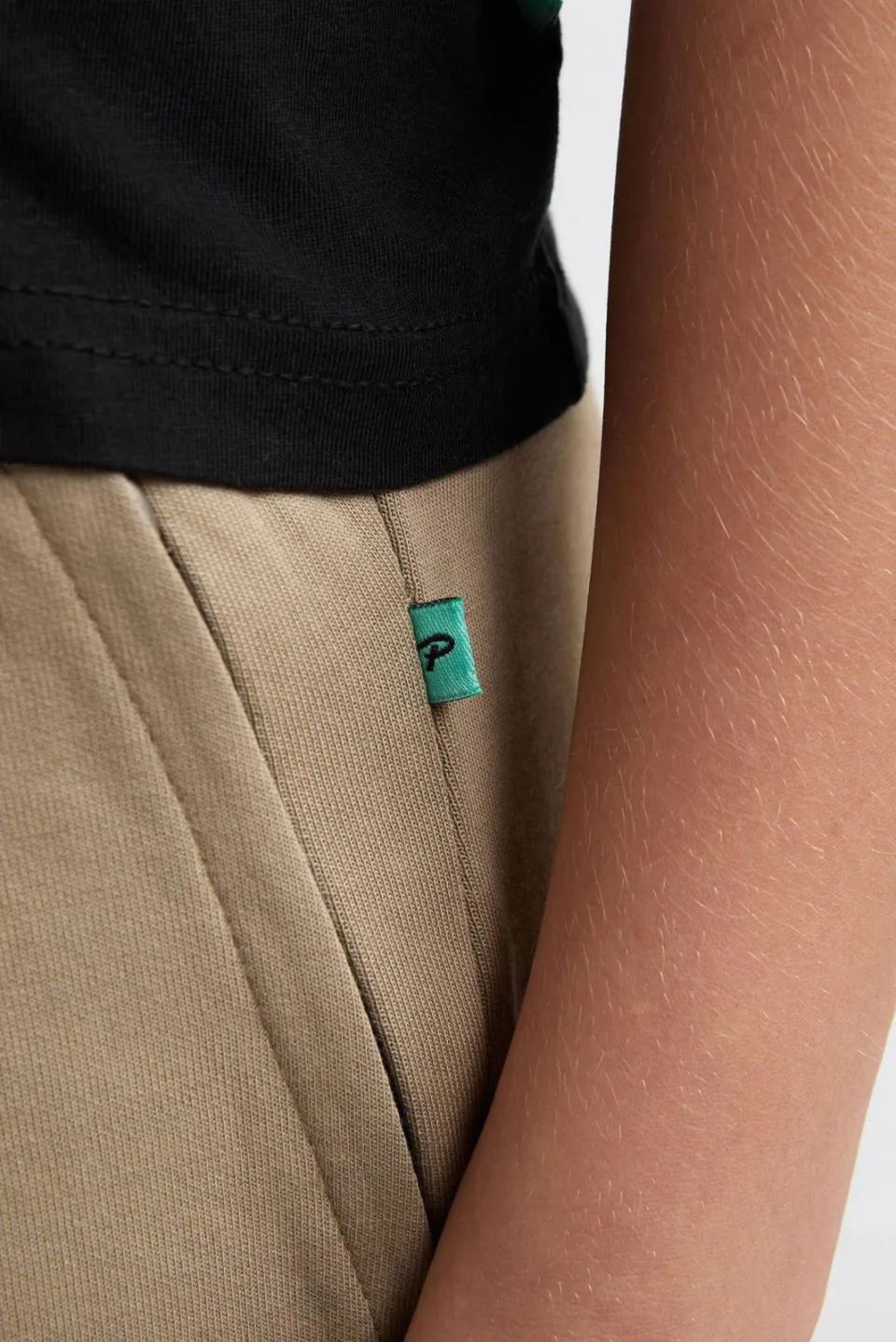 Petrol Industries relaxed sweatshort zand, foto 8