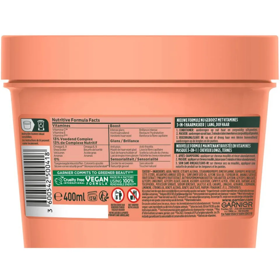Garnier Fructis Hair Food Pineapple 3-in-1 haarmasker, foto 4