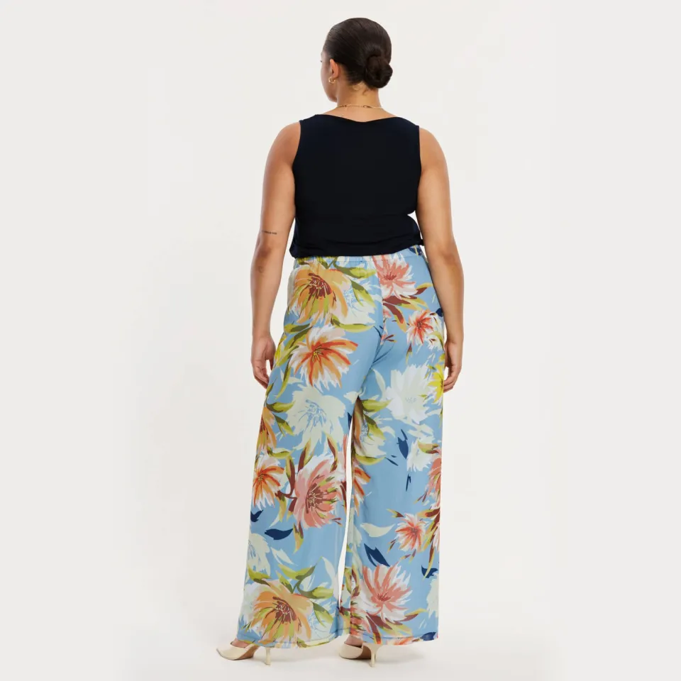 Yoek Breeze wijde broek bloemenprint multi, foto 3