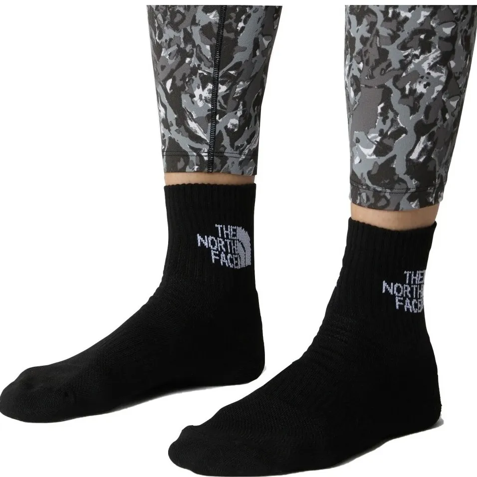 The North Face Multi Sport Cush Quarter sokken 3-pack zwart