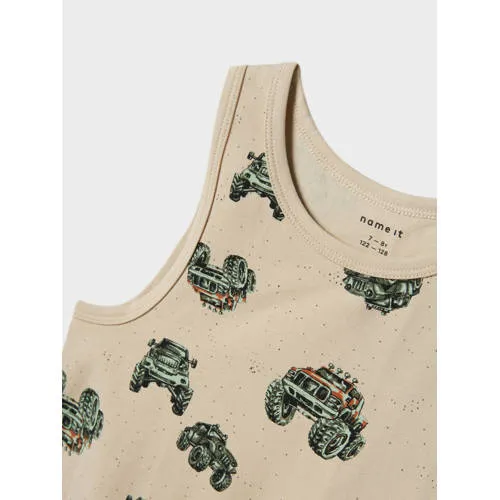 NAME IT hemd beige/zwart set van 2, foto 3