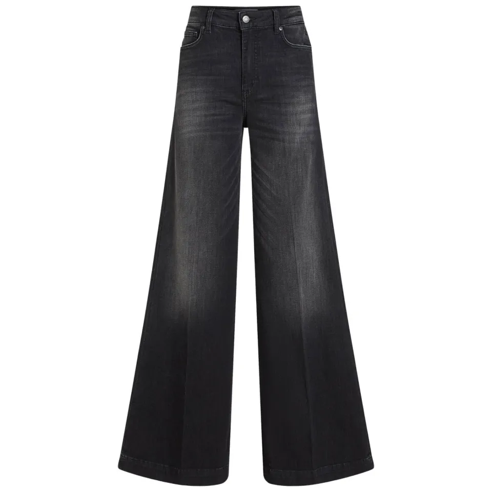 Circle Of Trust Palmer high waist wide leg jeans - zwart, foto 2