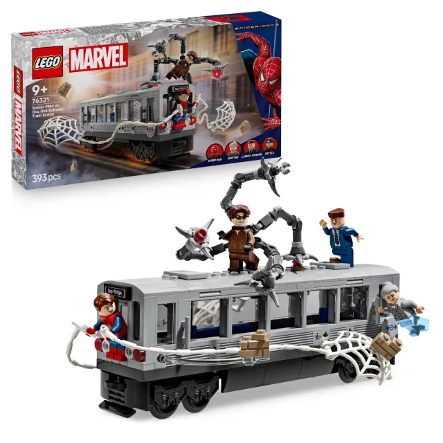 Lego Marvel Spider-Man Spider-Man vs. Doc Ock metroscène 76321, foto 2