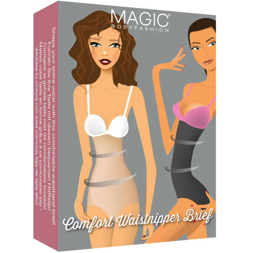 MAGIC Bodyfashion high waist medium corrigerende slip Comfort Waistnipper zwart, foto 4