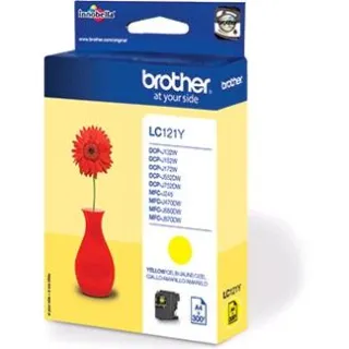 Brother LC-121Y inktcartridge geel, foto 2