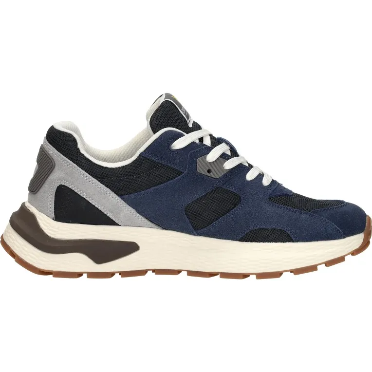 Lyle & Scott Logan lage sneakers blauw