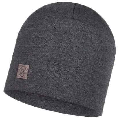 Buff Heavyweight Merino Wool Hat - Muts maat One Size, grijs