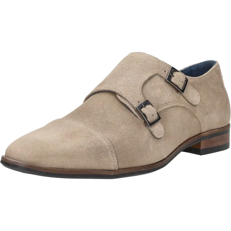 Sub55 gekleed instappers beige, foto 3