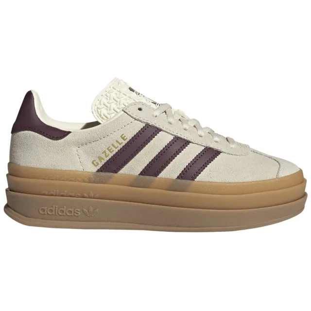 Adidas Gazelle Bold sneakers crème Creme/Bordeaux