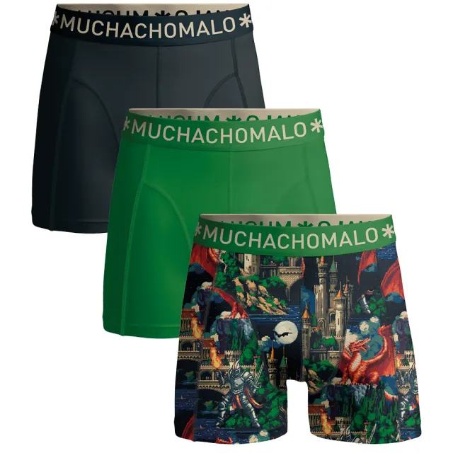 Muchachomalo Heren 3-pack Boxershorts Veelkleurig