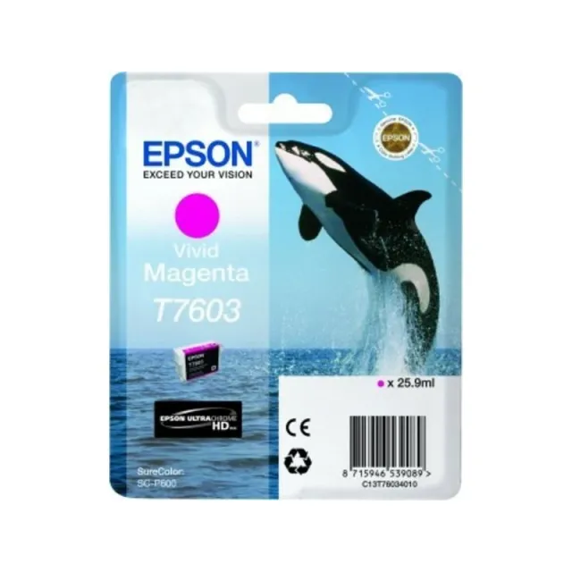 Epson T7603 (C13T76034010) Inktcartridge Vivid magenta