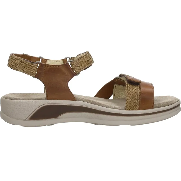 Wolky Acula Softy Wax sandaal cognac