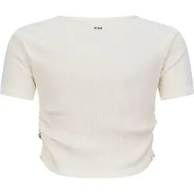 Retour Jeans T-shirt wit rib gebreid, foto 5