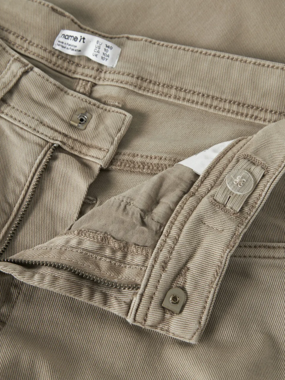 NAME IT KIDS loose fit jeans - zand, foto 6