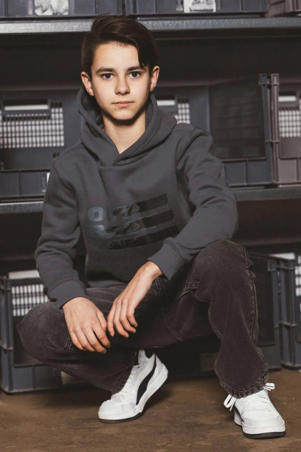 TYGO & vito NextGen hoodie met print - donkerblauw, foto 6