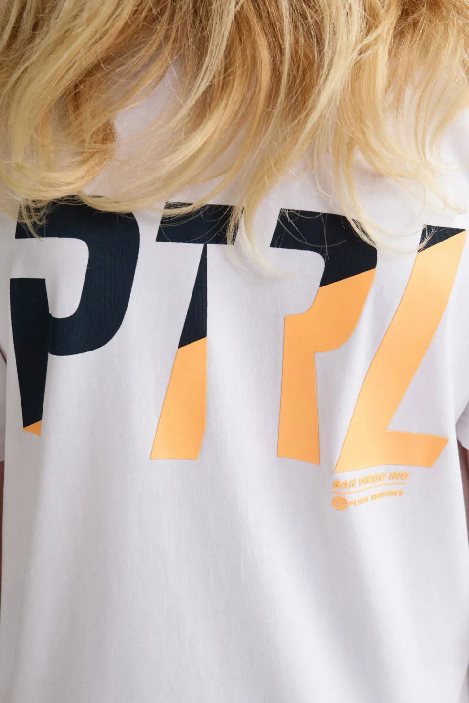 Petrol Industries t-shirt met backprint wit, foto 5