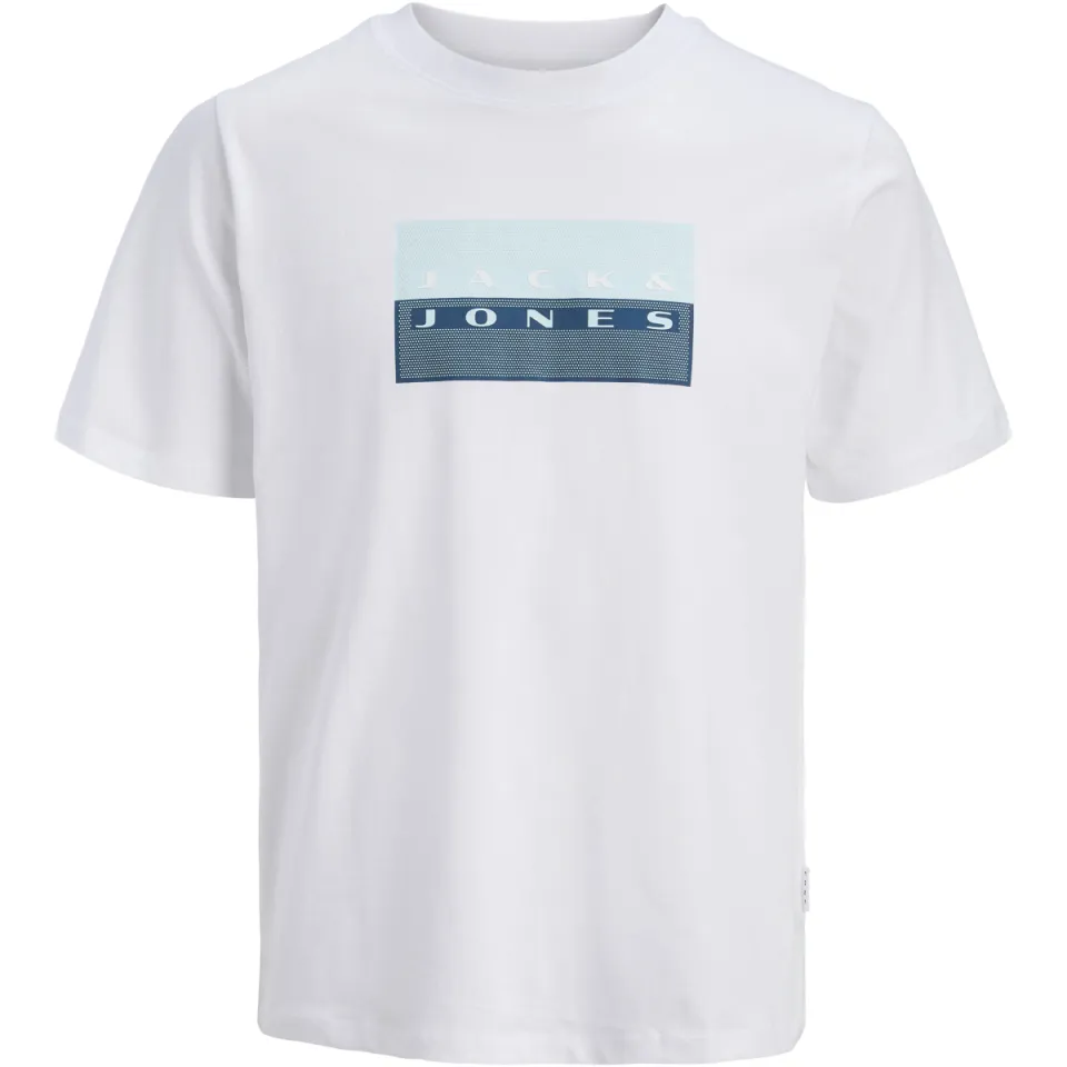 Jack & Jones junior t-shirt wit met print, foto 2