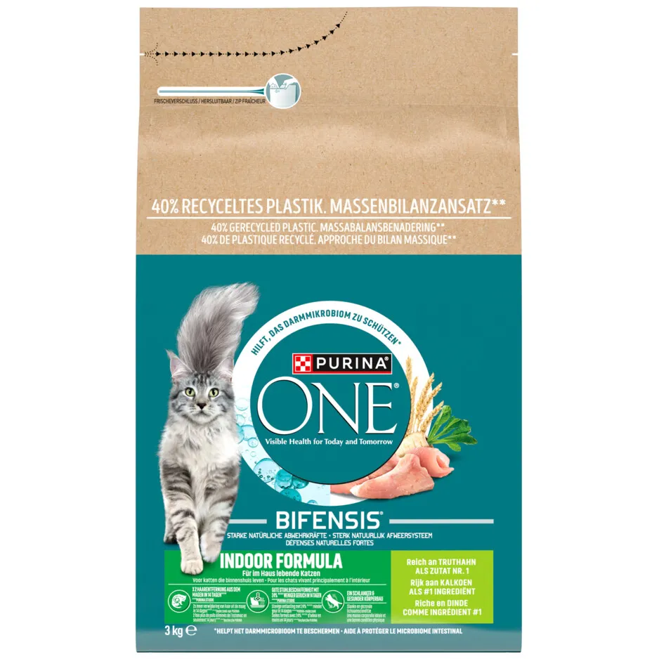 Purina ONE Indoor kalkoen droogvoer