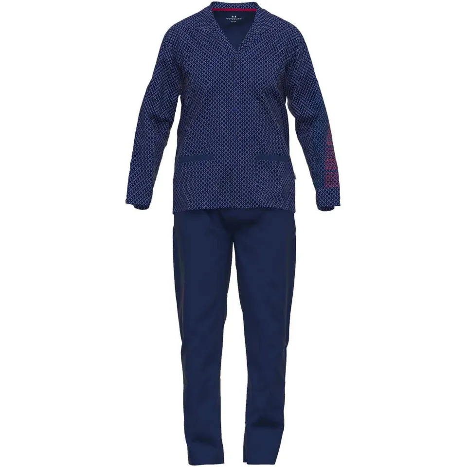 Götzburg pyjama set donkerblauw, foto 2
