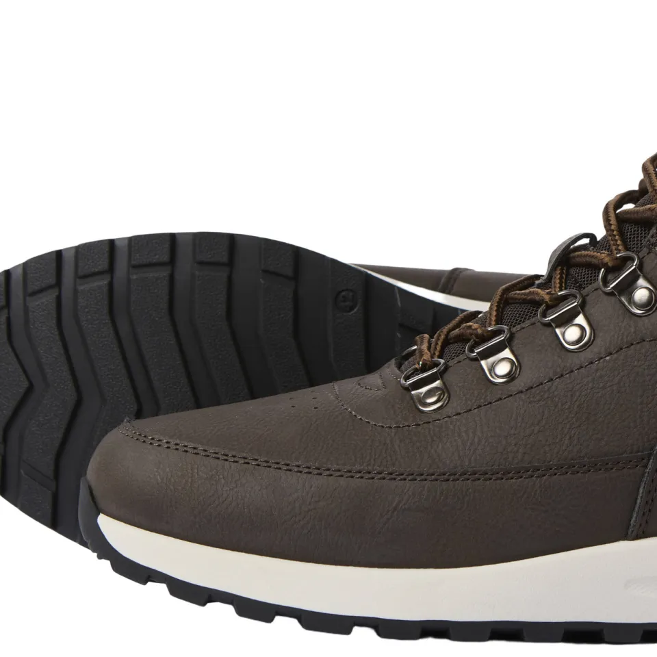 Jack & Jones imitatieleren veterboots met profielzool - bruin, foto 8