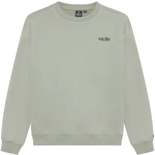 Indian Blue Jeans oversized sweater met tekst - groen, foto 2