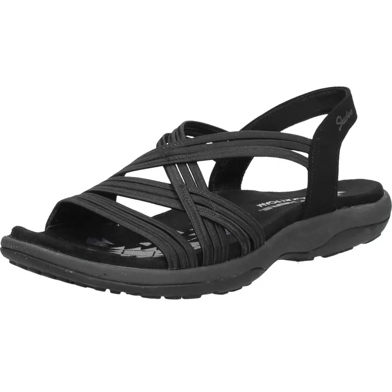 Skechers Reggae Slim Simply Stretch sandalen zwart, foto 4