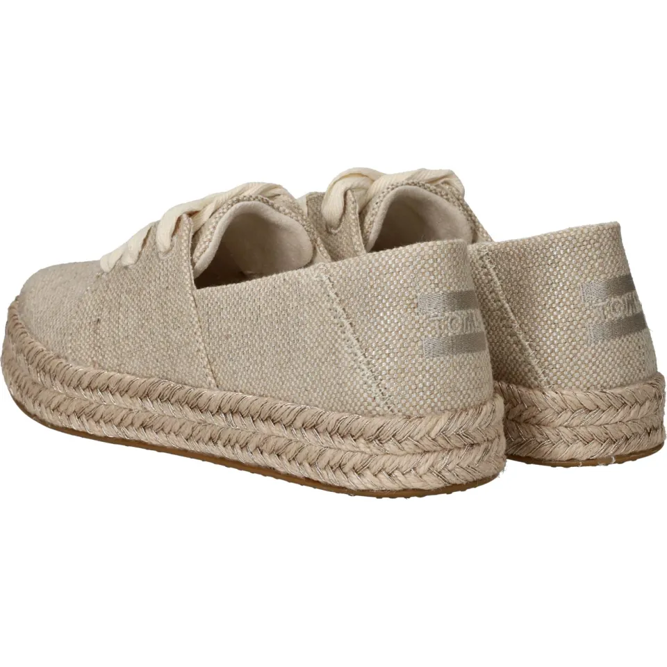 Toms Carolina Lace Up espadrille beige, foto 5