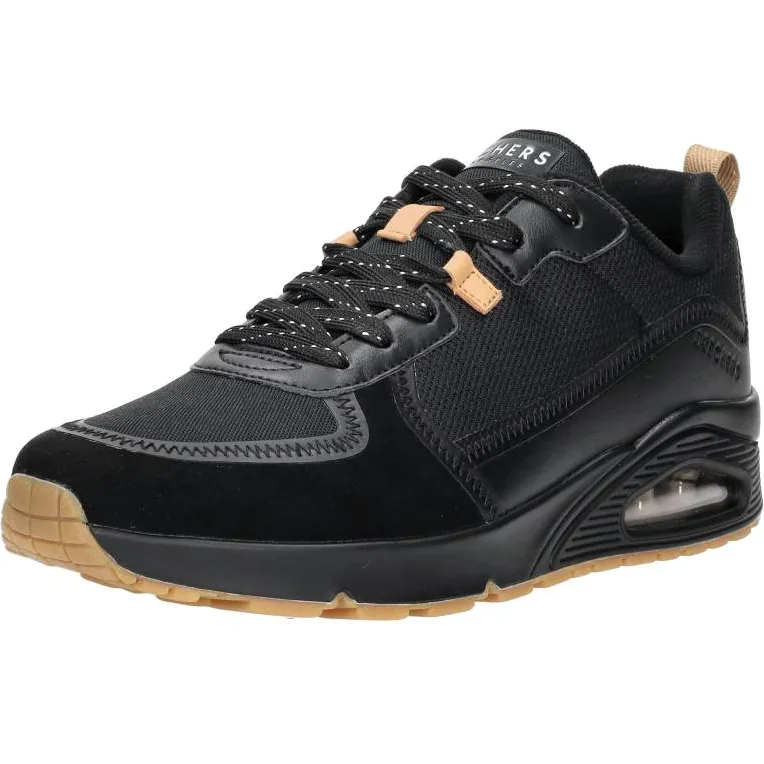 Skechers Uno Layover lage sneakers zwart, foto 3