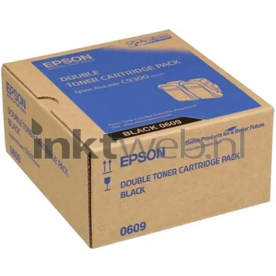 Epson S050609 2-pack zwart (Origineel)