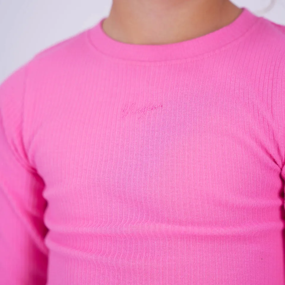 Vingino ribgebreide longsleeve roze, foto 7